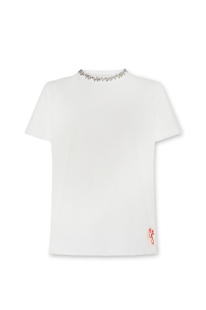 Tシャツ・カットソー BALMAIN Women Tunic Tops 91243 EF1EG110GE45 89434 WHITE Women's Designer T-Shirt Collection | BALMAIN